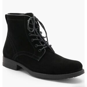 Blondo Canada Peter Waterproof Suede Plain Toe Black Boot Men’s Size 13